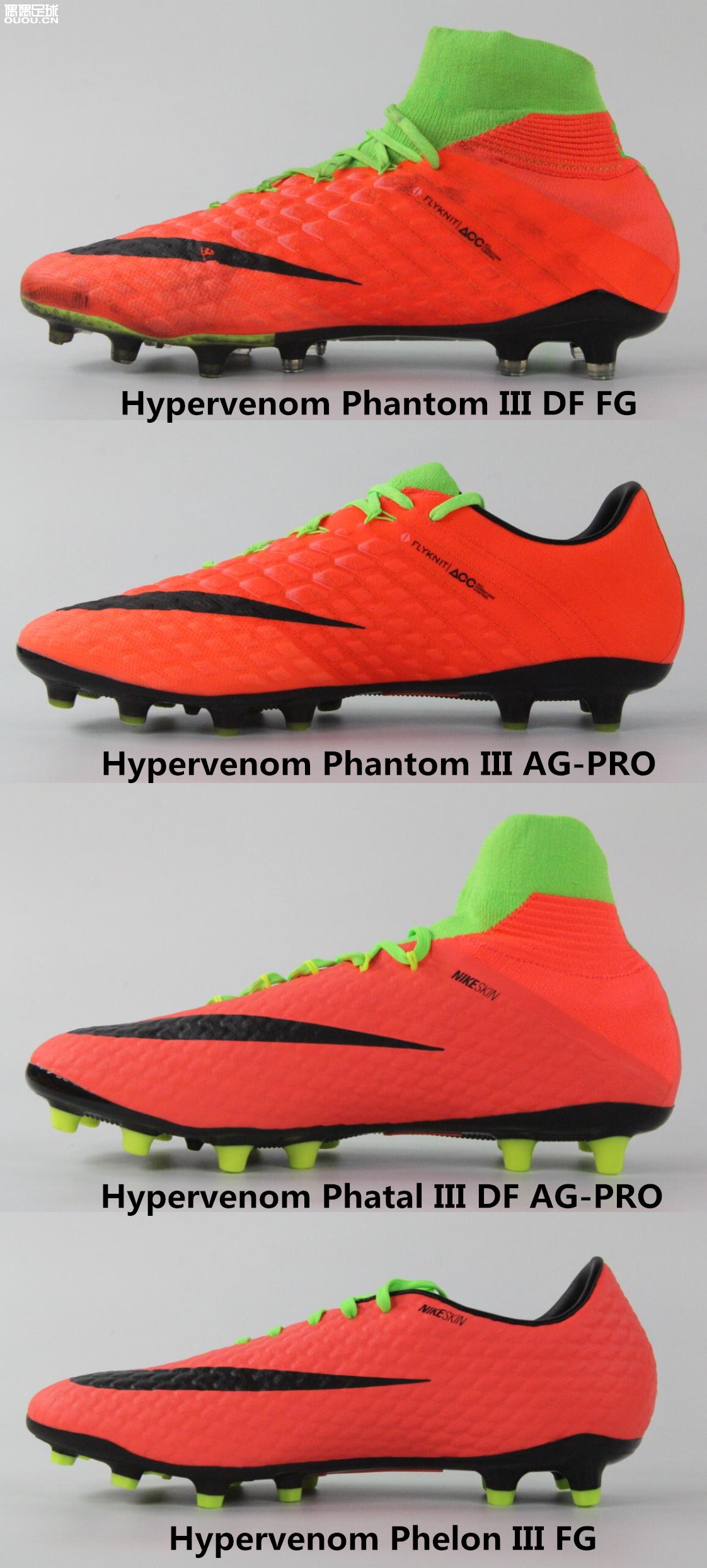 Nike Hypervenom 3 Elite DF FG Soccer Cleats Soccer Village