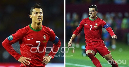 C罗很忙!他真的很忙 中场休息CR7竟换个发型(图)