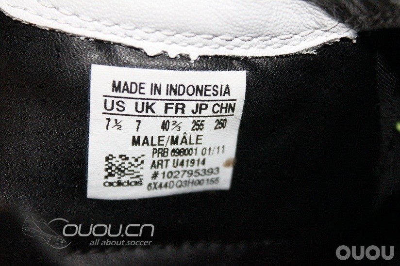 Adidas Predator X TRX AG黑白绿配色刚入手,拿出来晒晒