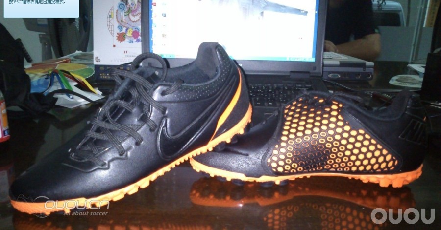最近入手的-Nike5 Bomba Finale-终于找到的黑橙配色