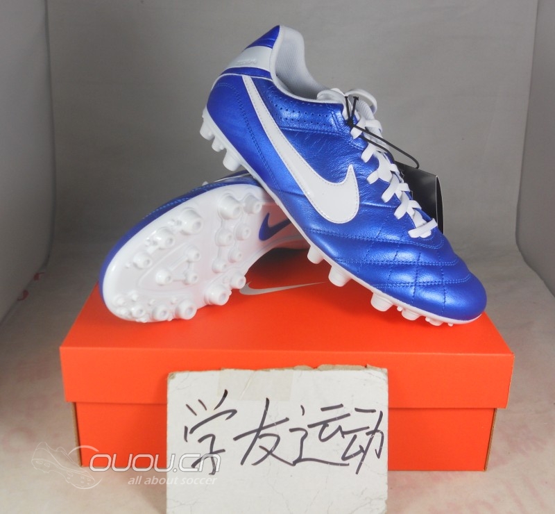 专柜正品 NIKE 天蓝色 传奇4代 牛皮 AG 超高性价比