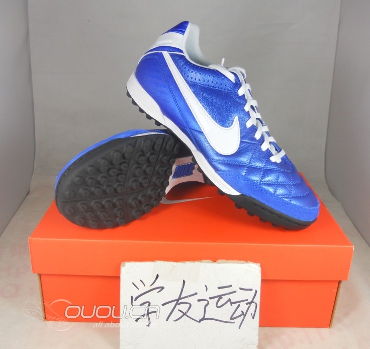 专柜正品 NIKE 天蓝色 传奇4代 牛皮 AG 超高性价比