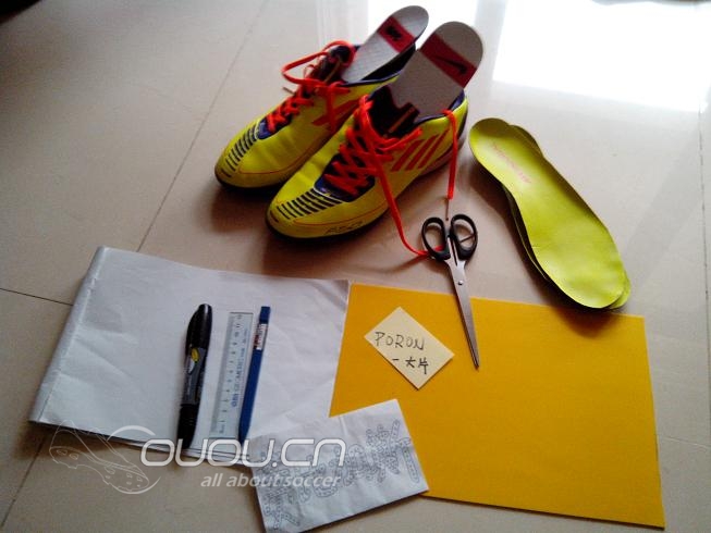 屌丝装备大逆袭!!! 自制poron减震鞋垫+ 鸡血后跟减震片