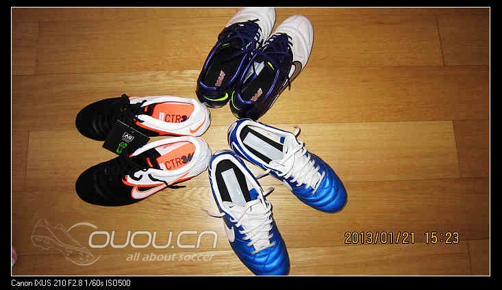 新到手的CTR360 2代 黑橙 和全家福!帮忙鉴定皮子问题