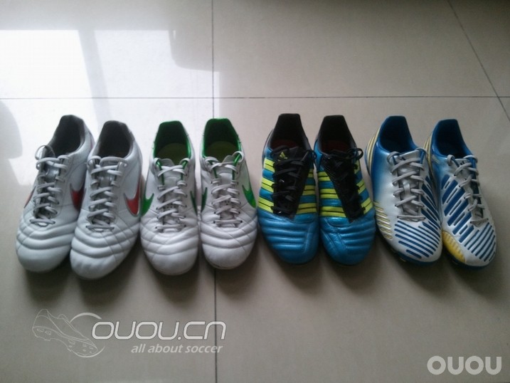 第一次发帖,秀几双实战球靴和穿着的一些感受!