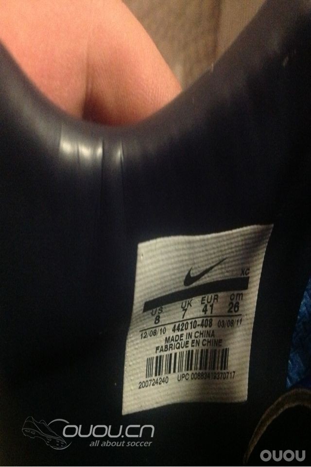 新购的刺客7中端AG蓝色到了(图已改好)