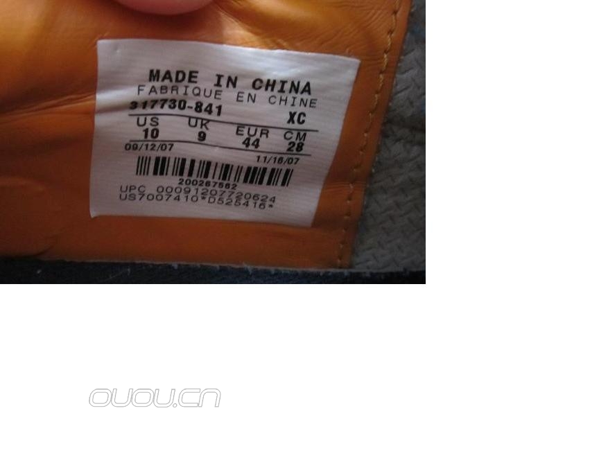 耐克有中国产的吗?请看下这鞋标有问题吗?