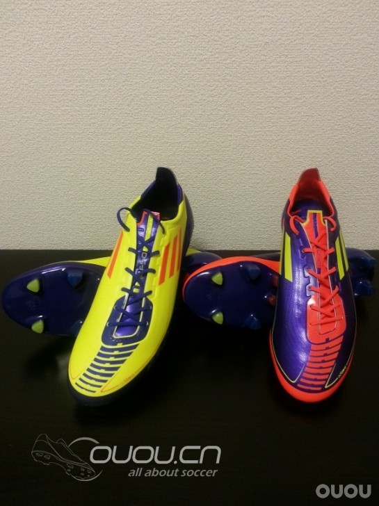 adidas f50 adizero prime fg 黄/红/紫