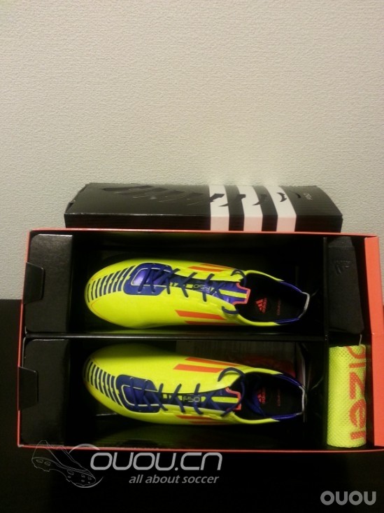 adidas f50 adizero prime fg 黄/红/紫