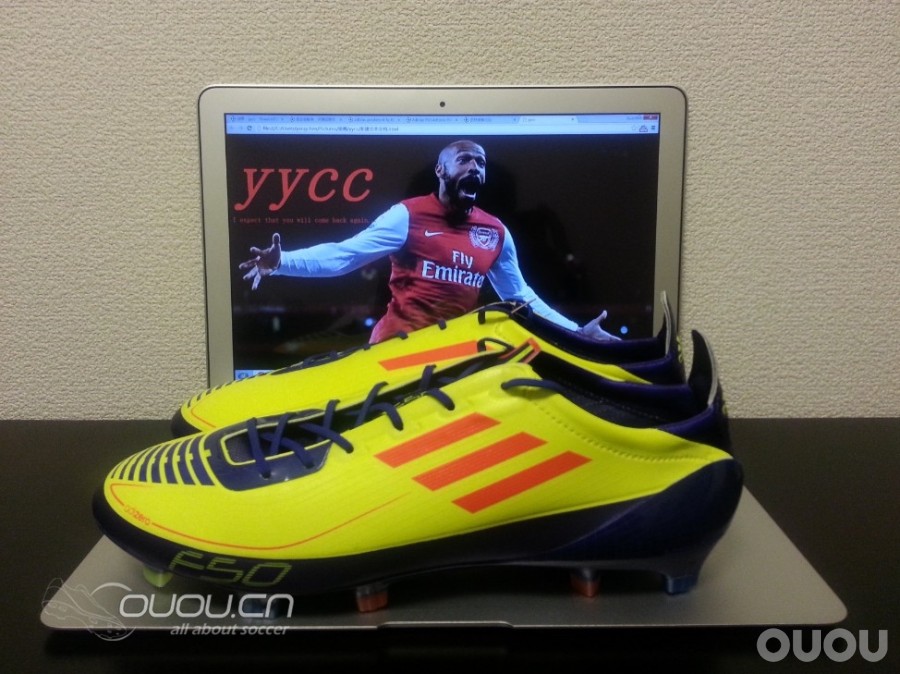 adidas f50 adizero prime fg 黄/红/紫