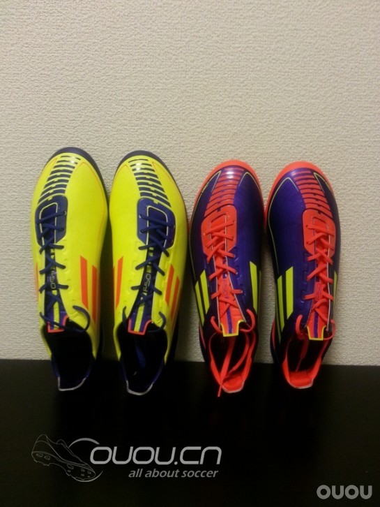 adidas f50 adizero prime fg 黄/红/紫
