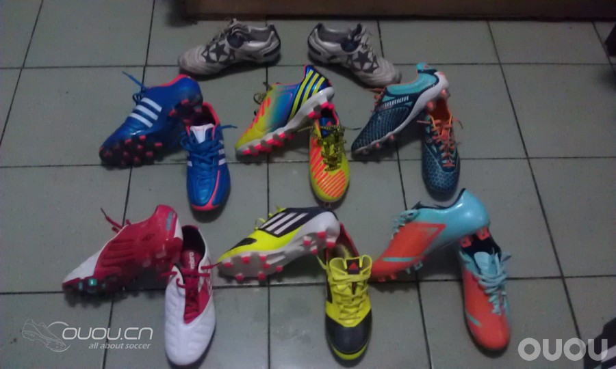 漂洋过海的茵宝到了,发下实战鞋子,都是顶级