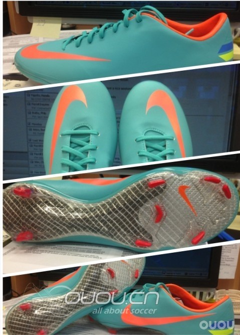 新入MV8 FG湖蓝配色,UK7号,3张流.