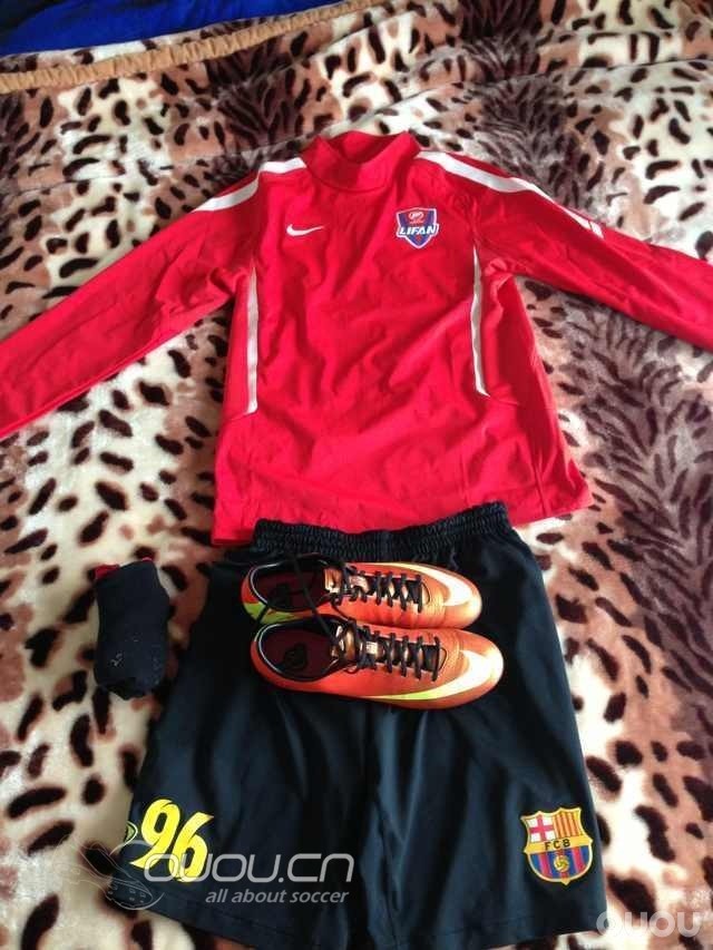 我的鲨鱼皮终于到货了·······重庆力帆!!!!!