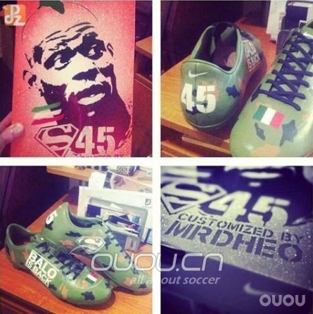 看看巴神粉丝的订制球鞋