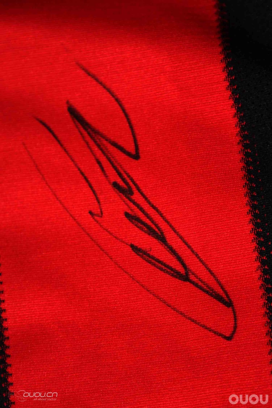 (重新编辑,上合影了)晒晒我的收藏,11年北京意大利超级杯,米兰众球员签名球衣