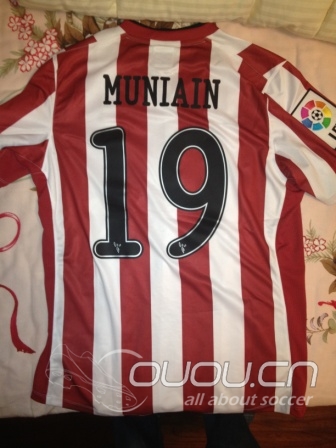 刚收到朋友从毕尔巴鄂带回来的正品!