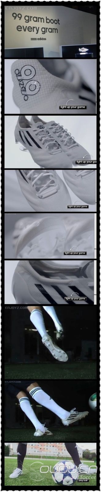 阿迪达斯2015年将推出adiZero F50 99 克足球靴