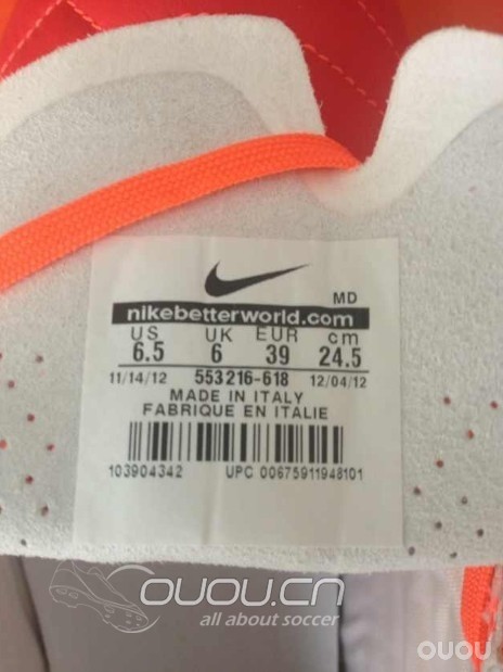 帮朋友入手骚红传奇4 AG ACC!小码 39!意产!