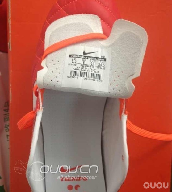 帮朋友入手骚红传奇4 AG ACC!小码 39!意产!