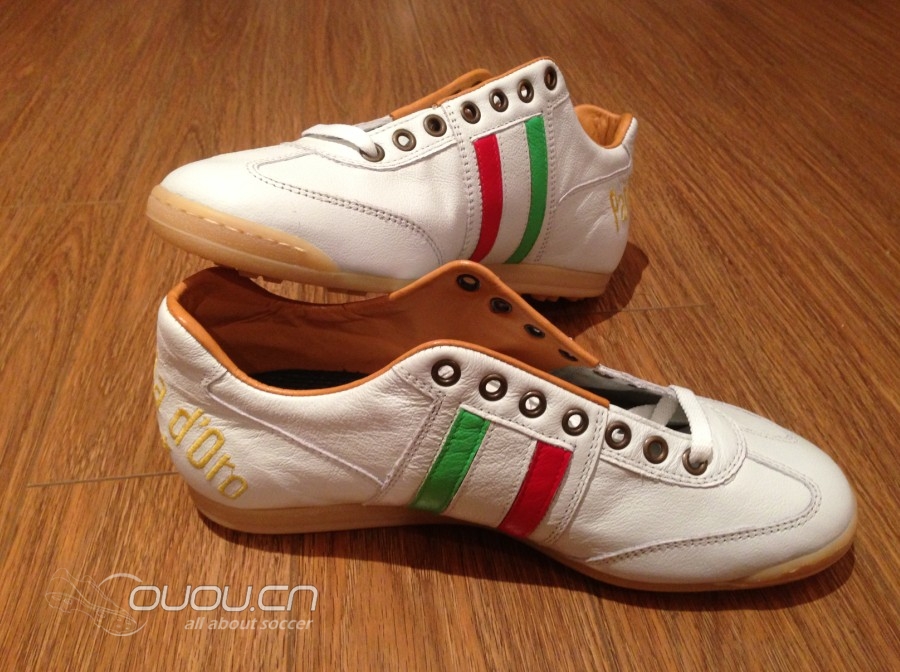 Pantofola d'Oro Piceno Vitello Italia Astro-White/Tan/Italia