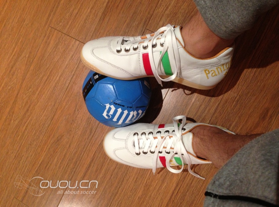 Pantofola d'Oro Piceno Vitello Italia Astro-White/Tan/Italia