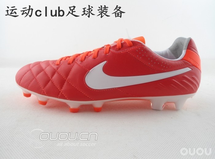 专柜正品 NIKE Tiempo Legend IV FG ACC 漂亮红色到货