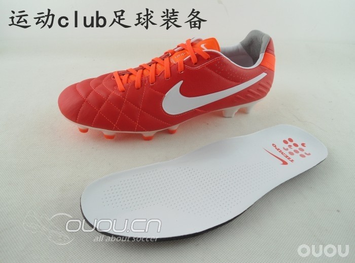 专柜正品 NIKE Tiempo Legend IV FG ACC 漂亮红色到货