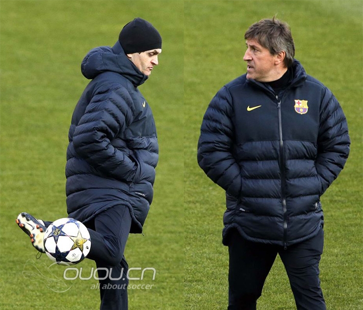 巴萨12-13赛季球员版棉服