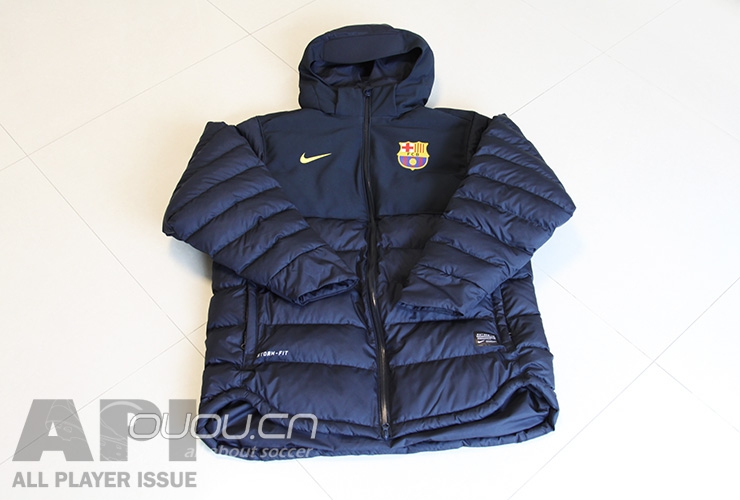 巴萨12-13赛季球员版棉服