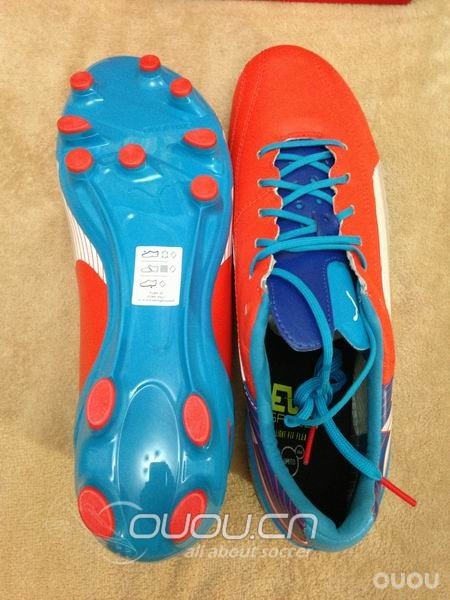 【爱踢低价】Puma evoSPEED 1 K FG Boots/彪马evoSpeed 1顶级FG(JP270/UK8/EUR42)