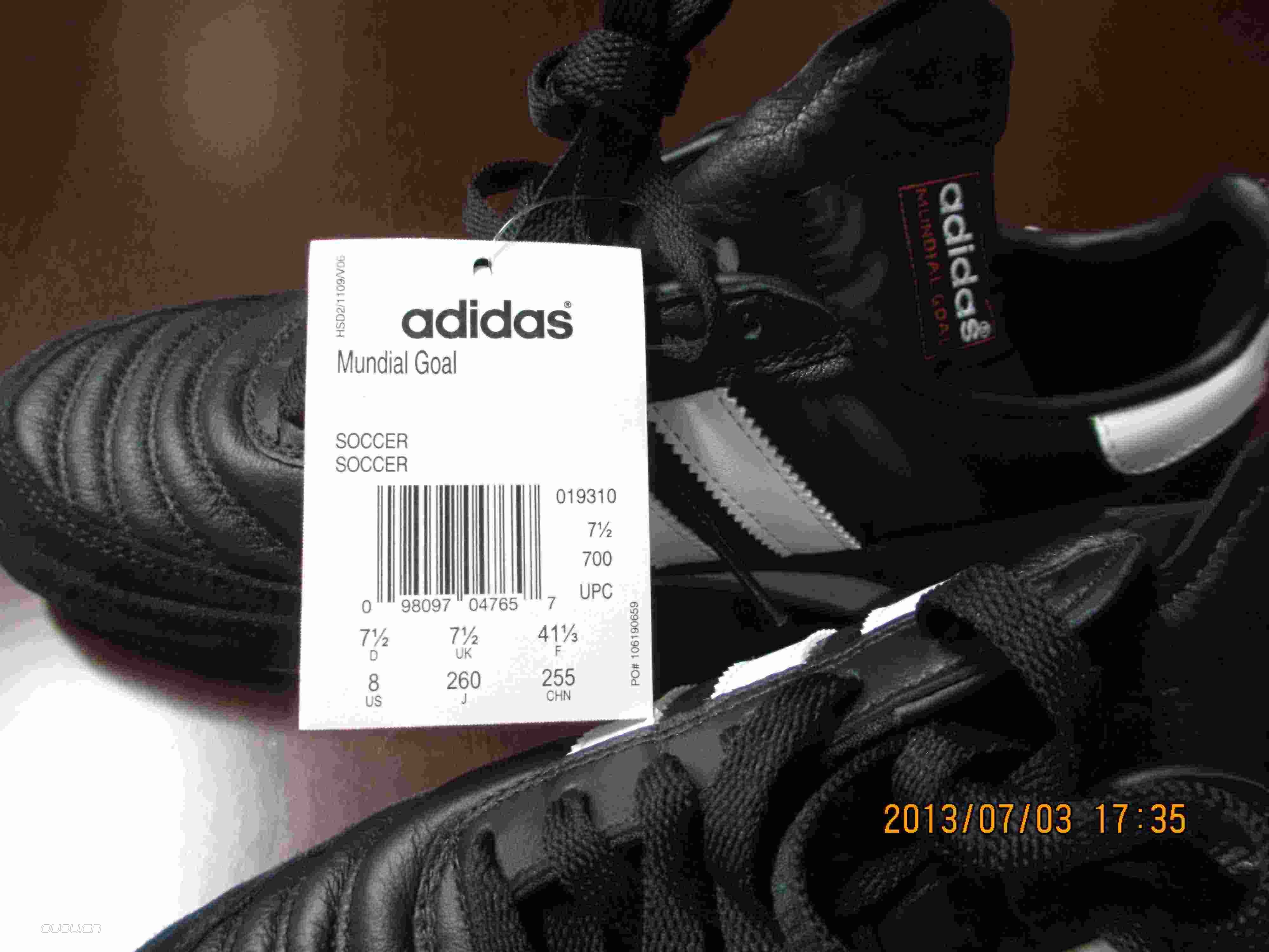 麻烦帮助鉴定一下刚收的copa indoor 真假!多谢先