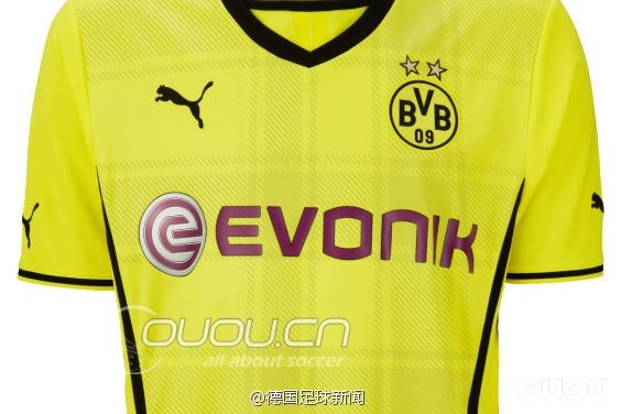 多特蒙德新球衣发布