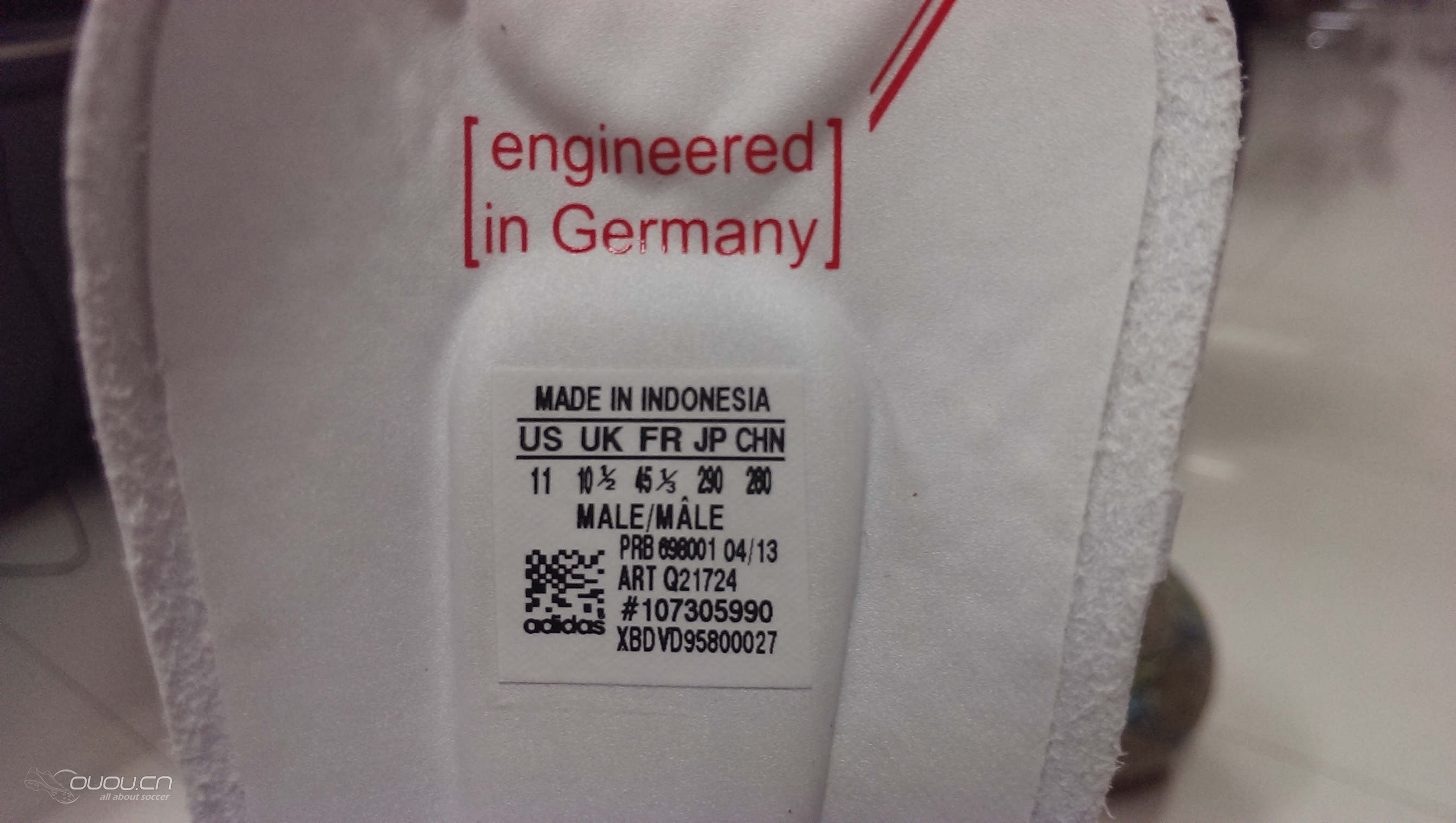 Adidas Predator LZ HG 猎鹰13  白红