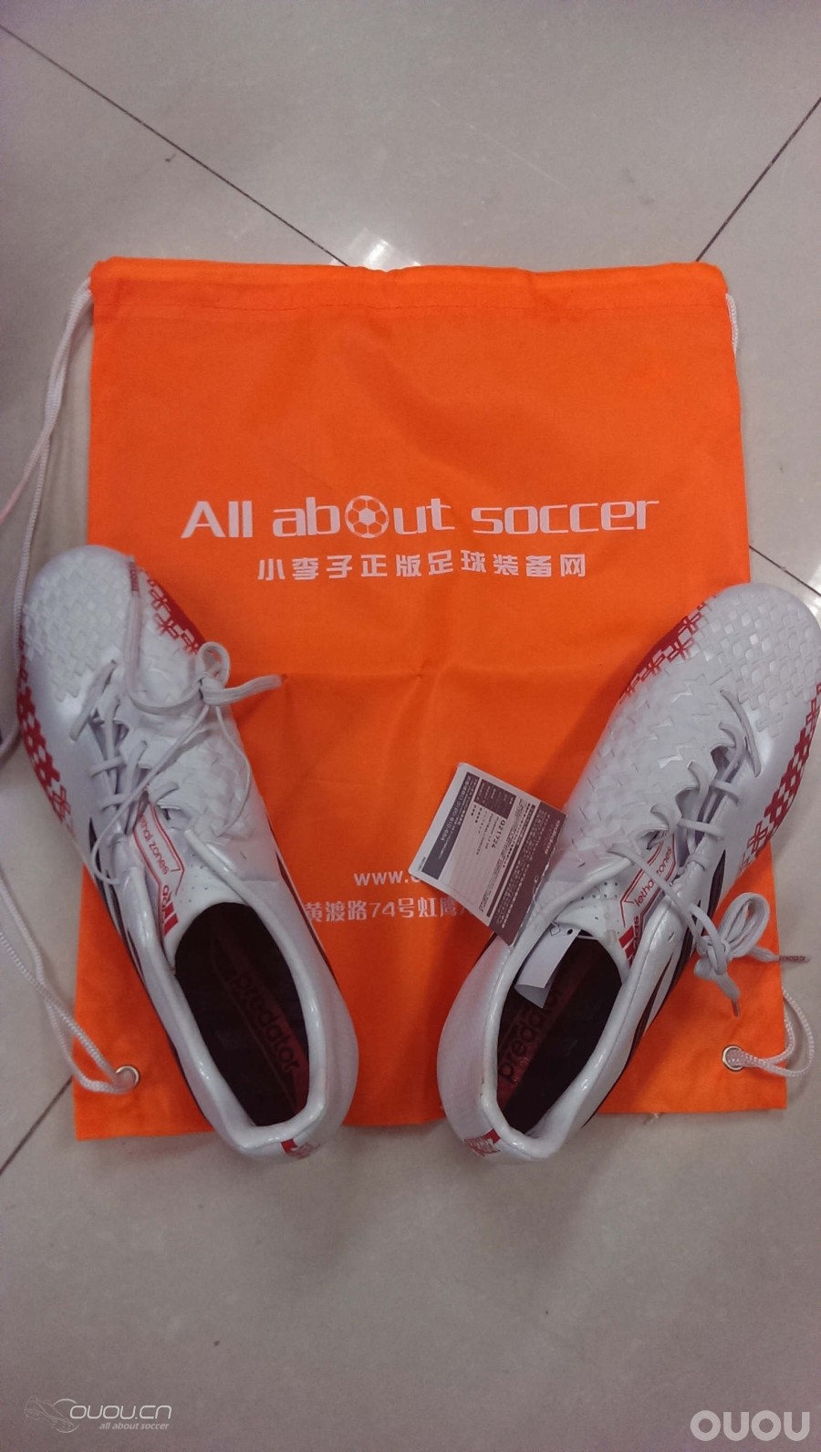 Adidas Predator LZ HG 猎鹰13  白红