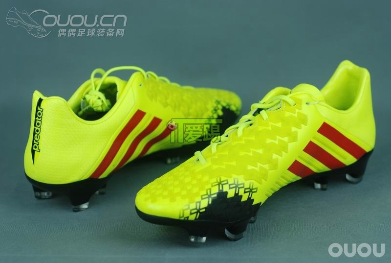 【爱踢首发高清】Adidas Predator LZ FG顶级新猎鹰新配色,番茄和鸡蛋都在~