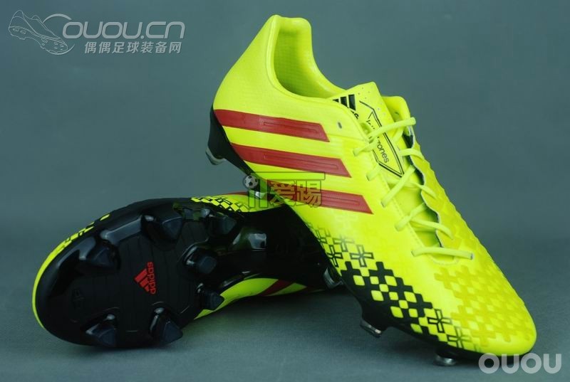 【爱踢首发高清】Adidas Predator LZ FG顶级新猎鹰新配色,番茄和鸡蛋都在~