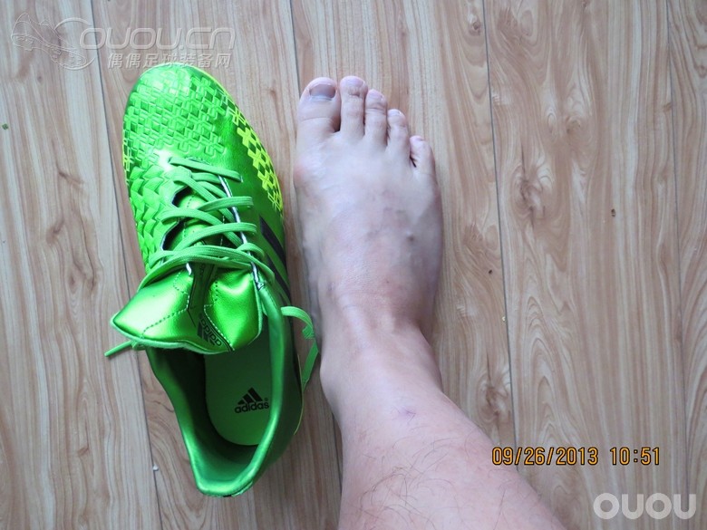 宽脚福音 猎鹰13草席上脚~小伙伴说标题要长~比脚长~