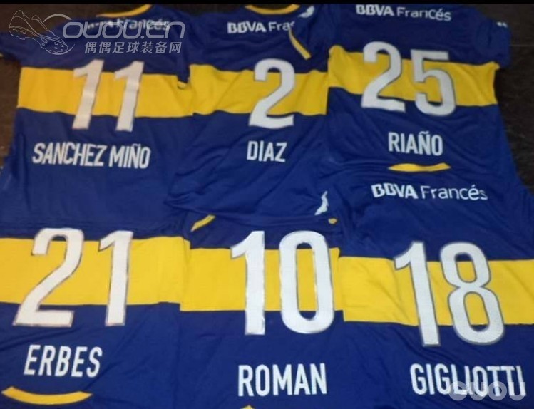 我朋友收集的2014博卡主场球员版,真是太亮了!~