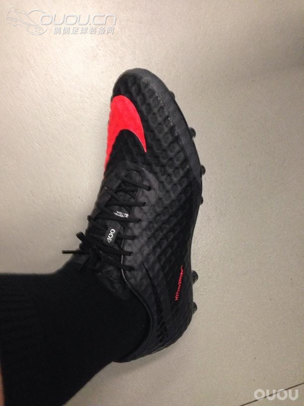 Nike Hypervenom Phantom HG顶级款毒锋黑红色作业,30张精彩大图