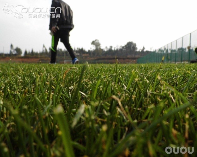 一个新的训练基地、祝大家2014都能踢上真草、