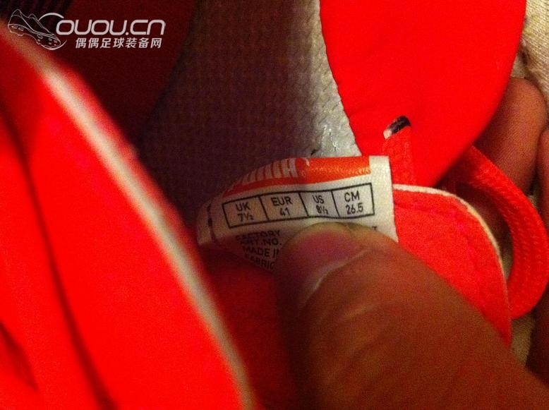 大爆发之12-首发EVOSPEED蓝橙色K皮FG和新鞋鞋码意见