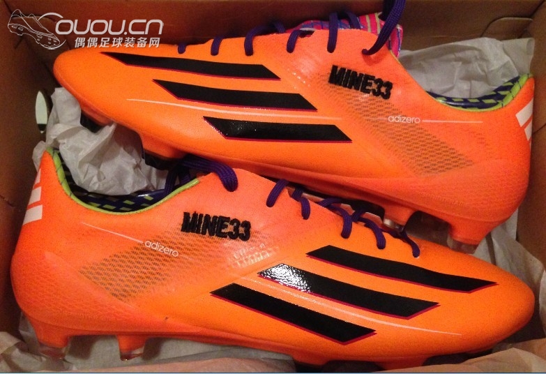 PDS首购,adezero F50 FG 橙色samba