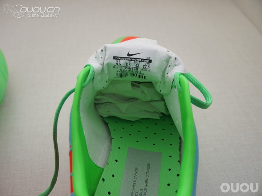 一抹翠绿—耐克MERCURIAL VAPOR IX AG(刺客9顶级AG2014第一季度配色)