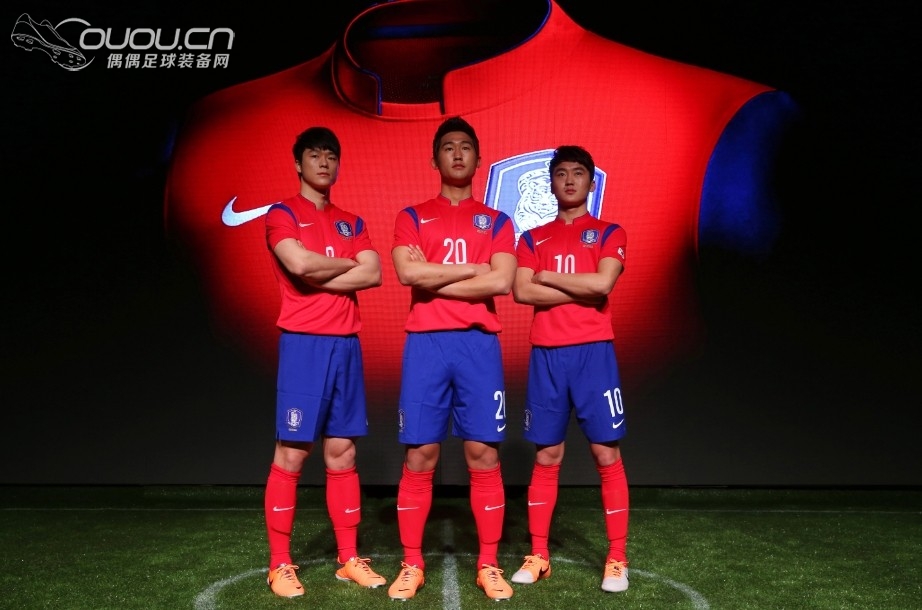 韩国国家队发布了新球衣