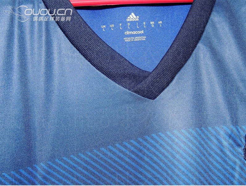 (偶偶全国首发)2014年世界杯款阿根廷国家队客场球衣+第二客场短裤(高清细节图分享)