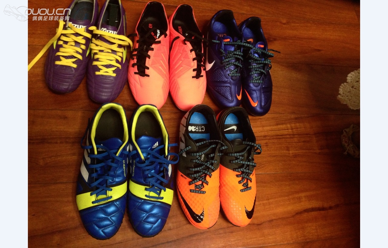 我的五双实战顶级球鞋,感受分享 Ctr360 T90 莫雷拉NEO 狂战士 2.0TF 波霸2