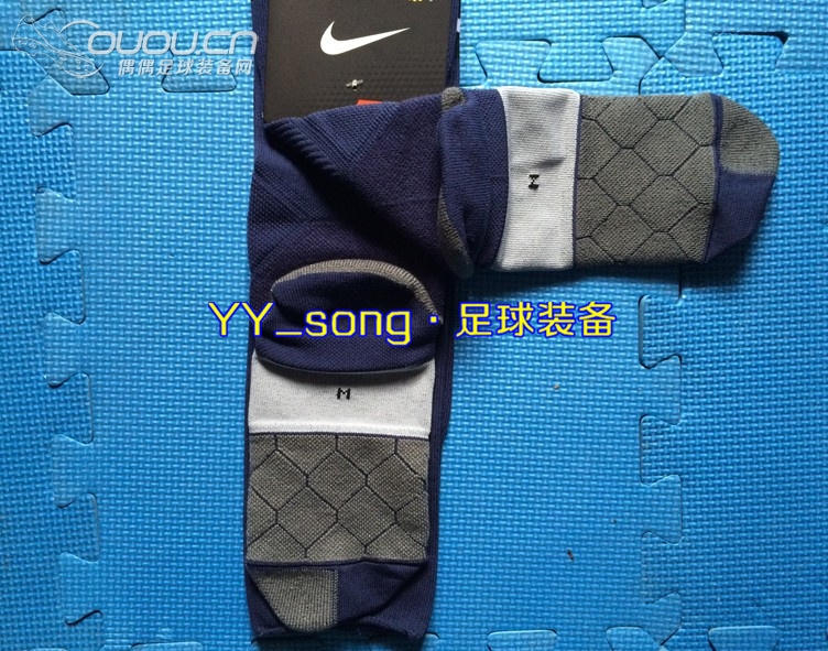 专柜正品 NIKE 耐克 曼联 13/14 客场 球员版足球袜