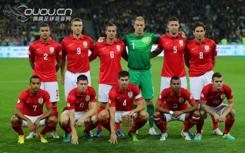 专柜正品 NIKE 耐克 英格兰 2014世界杯 客场 球员版足球袜