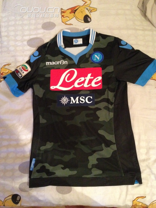 那不勒斯新赛季客场迷彩因勒印号